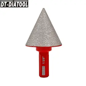 Dt979135hex Dt-diatool 1pc Diamond Chamfer Finger Milling Bit Hex Shank Porcelain Tile Hole Saw 1-3/8 Inch