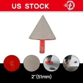 Dt979150hex Dt-diatool Diamond Chamfering Millng Bit 2in / 50mm Hole Saw Cutter For Granite Hex Shank