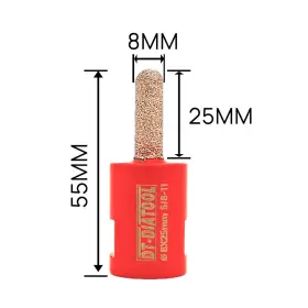 Dt97x1 Dt-diatool Diamond Bevelling Chamfer Finger Bit Tile Hole Saw Cutter For Porcelain Marble