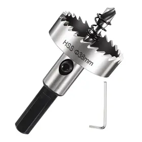 Dtgn Dtf250611tt000627 11/2 Inch Hole Saw M2 High Speed Steel 38mm Cutter Good For Thin Stai