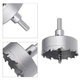 Duefixing 617662552329 Carbide Hole Saw Cutter Drill Bits 70mm Stainless Steel