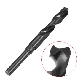 9341 Duefixing 619668483737 26 Mm Hss Drill Bit Black Oxide With 1/2 Inch Straight Reduced Shank