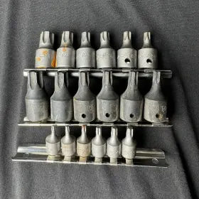 T10-30 Duralast T40-60 Duralast/powercraft T40-60/ Drill Bit Lot 1/4 And 3/8 Drive