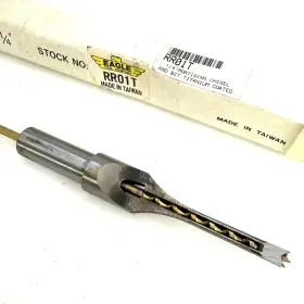 Rr01t Eagle Tool Company 1/4 Inch Mortising Chisel And Bit Titanium Coated