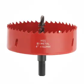 Eastar 711181485493 Emstar 4 Inch M42 Hss Bi-metal Hole Cutter Triangular Shank Saw Drill Bit