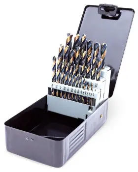 Hrc62-63 Eastwood 607174152926 Fairmount Tools 29 Piece High Speed Steel Drill Bit Set Bronze