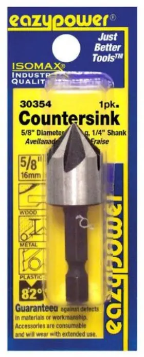 30354 Eazypower 5/8-inch Countersink 1/4-inch Hex 1 Per Pack