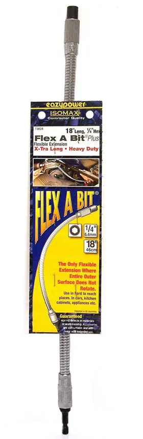 73628 Eazypower Flex-a-bit Plus 18-inch Long 1/4-inch Hex Bit Kit