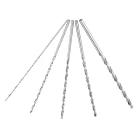 Eecoo451qvau8ew Eecoo Extra Long High-speed Steel Drill Bit Sets Heat Straight Shank 5 Sizes
