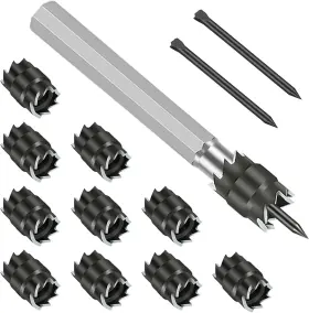 Eeekit H880270-e007922274fba 13pcs Rotary Spot Weld Cutter 3/8 Inch Hss Removal Tool Double Si