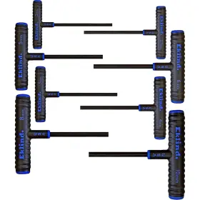 64608 Eklind Tool Power-t Handle Hex Key Allen Wrench - 8pc Set Metric Multi
