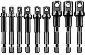 Elane 605182550048 9pcs Impact Driver Socket Adapter Grade Set 1/4 Inch