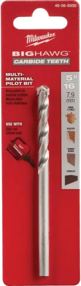49-56-9300 Electric Tools 49569300 Big Hawg With Carbide Teeth Pilot Bit
