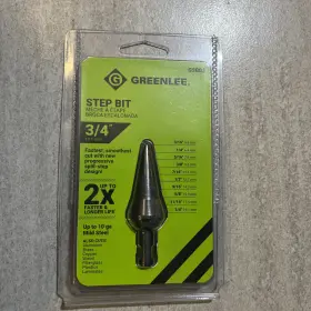 Gsb03 Emerson Professional Tools Greenlee Step Bit 3/4 Inch #3