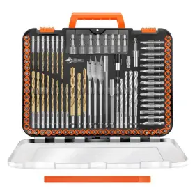 Et-dba-112 Enertwist Drill Bit Set 112-pieces 1/4 Inch Hex Shank Impact Driver Bits And Screwd