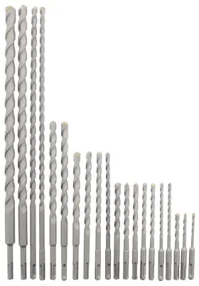 Rc-d020p Erie Tools 20 Piece Sds Rotary Hammer Concrete Masonry Carbide Tipped Drill B