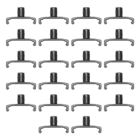 Ernst Manufacturing 789455084406 8440-black 1/4-inch Dura-pro Twist Lock Socket Clips 22-pack Black