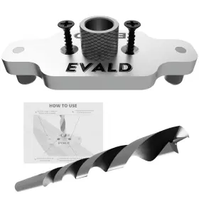 Evald 672975365974 Dowel Jig Kit For Floating Shelf Bracket 1/2 Inch X 9.8 Drill