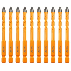 Ex2-od-dd.aca Exfein Carbide Drill Bits 6mm 10pcs For Drilling Ceramic Porcelain Tile Marble Grani