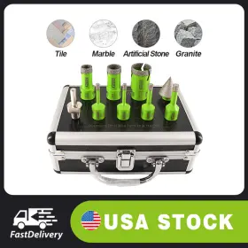 Fachlich 2111909201102 Diamonddrilling Tile Core Bits 9pcs/box Cutter Tool Hole Saw For Marble Granite