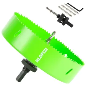Hlhs614g Faith Tool 6-1/4 Hole Saw 6.25 Bit Hss Bi-metal Cutter For Wood Metal Drywall Sheetrock Pla