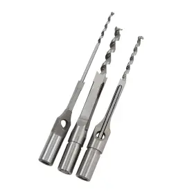 In3798171al Findmall Square Hole 3 Pack Mortising Drilling Woodworking Saw Mortise Chisel Drill Bit