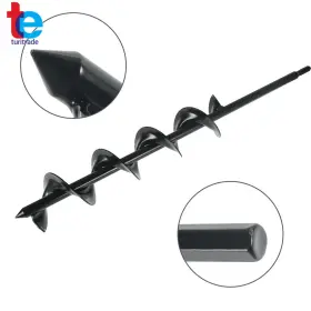 Tr41484 Findmall 3 Inch X 24 Solid Auger Drill Bit Garden Plant Flower Bulb Rapid Planter Spiral