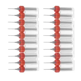 Fipux 609044636857 20 Pcs 0.6mm Pcb Drill Bits Cnc Engraving Print Circuit Board Micro