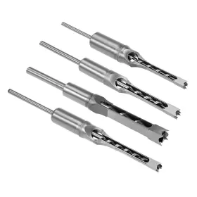 Fipux 617662686116 4pcs 1/2 Inch To 5/16 Auger Spur Cutter Drill For Carpentry Hollow Chisel