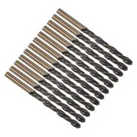 4341 Fipux 639664252724 12pack 7mm Nitride Titanium Coated High Speed Steel Hss Twist Drill Bits