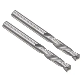 Fipux 639664252748 2pack 4.2mm C2/k20 Tungsten Carbide Straight Shank Spiral Flutes Twist Drill Bit