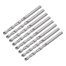 Fipux 676766620556 2.5mm C2/k20 Tungsten Carbide Straight Shank Spiral Flutes Twist Drill Bits 8set