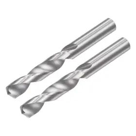 Fipux 676766632917 6.5mm C2/k20 Tungsten Carbide Straight Shank Spiral Flutes Twist Drill Bits 2set