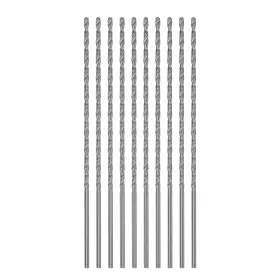 Fipux 676766632955 10set Extra Long Drill Bits 2mm Hss High Speed Steel Bit 100mm Length