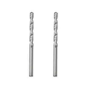 Fipux 680520362033 2pcs 2.5mm C2/k20 Tungsten Carbide Straight Shank Flutes Twist Drill Bit Diy