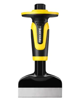 Fs254f Firecore Rock Chisel 4 Inch By 8 Masonry With Hand Guard Heavy Duty Flat
