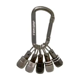 1fg-043 Firm Grip Build-a-rig 3/4 Inch X 3 3/16 Impact Driver Bit Steel Carabiner