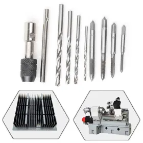 M3-m6 Flashbuyeasy 331234369022 Machine Screw Metric Tap Reamer T-handle Wrench Twist Drill Bit Set New
