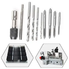 M3-m6 Flashbuyeasy 331234434447 Machine Screw Metric Tap Reamer T-handle Wrench Twist Drill Bit Set New