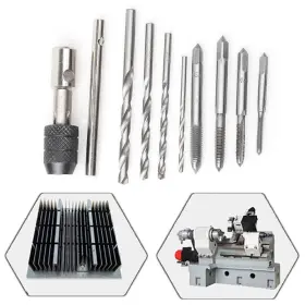 M3-m6 Flashbuyeasy 510000270155 Machine Screw Metric Tap Reamer T-handle Wrench Twist Drill Bit Set New