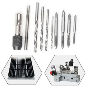 M3-m6 Flashbuyeasy 810000355747 Machine Screw Metric Tap Reamer T-handle Wrench Twist Drill Bit Set New