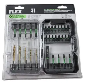 Fam10001-31 Flex 31 Pc. Impact Drill And Drive Bit Set With 3 Inch Magnetic Holder