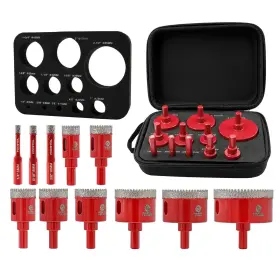 F2-b45405l01 Focstol Diamond Core Drill Bit Set - 11pcs 6/8/10/20/25/28/32/35/45/50/65mm