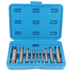 Fosa 739904110156 10pcs Screw Tap Extractor Set 34 Flute Broken Head Remover Stripped