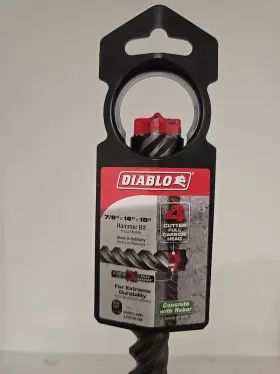 Freud 008925150206 Diablo Dmapl4290 7/8 Inch X 18 Sds-plus Rebar Drill Bit