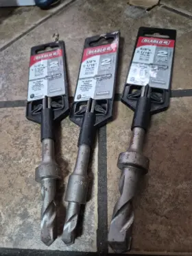 Freud 008925151050 Diablo Sds-plus 2-cutters..stop Bit..lot Of 3...3/8 Inch -1/2- 5/8