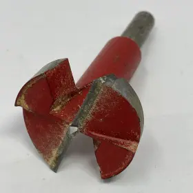 Freud 008925490128 Vintage Carbide Forstner Drill Bit 1 1/2 Inch By 3/8-inch Shank Red