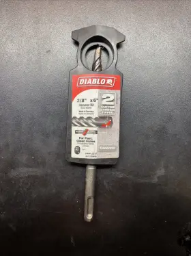 Freud America Inc 008925150602 Diablo Dura-carbide 3/8 Inch 4x6 L Carbide Tipped Hammer Drill Bit 1 Pk