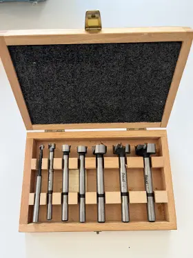 Fb-107 Freud 7pc 1/4in To 1in Forstner Bit Set Excellent Condition In Box