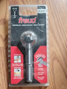 Pb-0065 Freud 15/16in Dia. Precision Shear Serrated Edge Forstner Dril